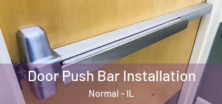 Door Push Bar Installation Normal - IL