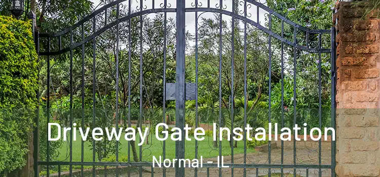 Driveway Gate Installation Normal - IL